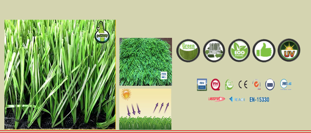 หญ้าเทียมสนามฟุตบอล 2 Tone